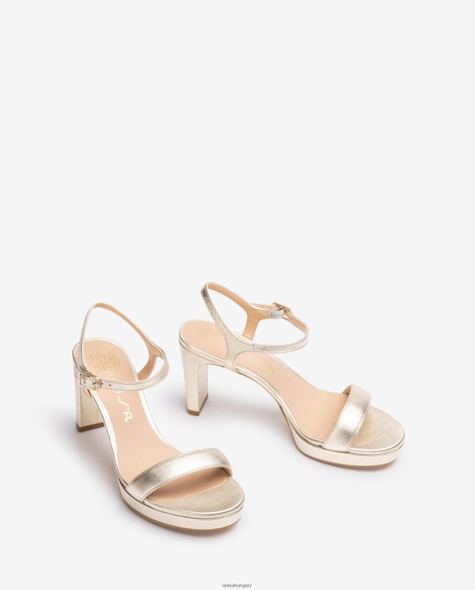 Unisa fém hatású bőr szandál nők J4PJX0278 divat