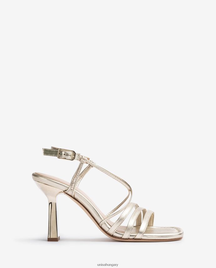 Unisa fém hatású pántos szandál nők J4PJX0359 divat