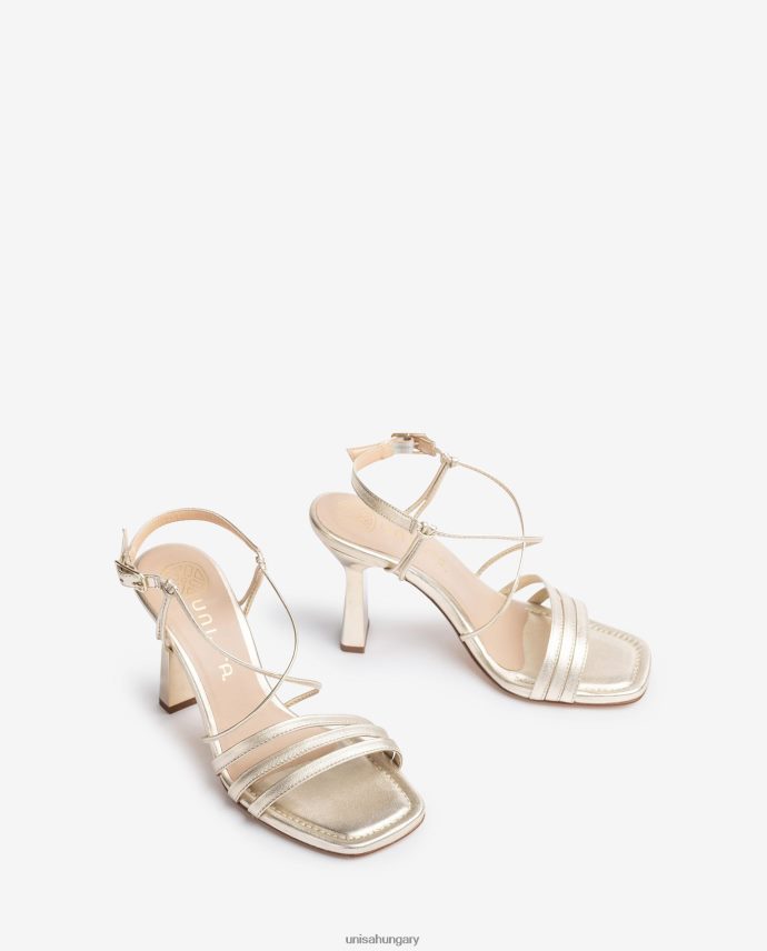 Unisa fém hatású pántos szandál nők J4PJX0359 divat