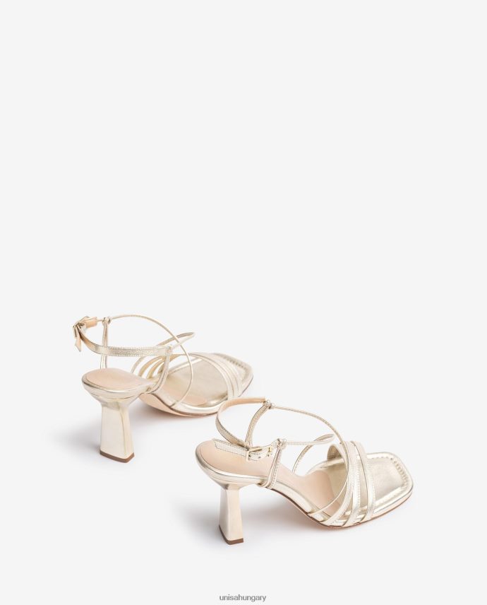 Unisa fém hatású pántos szandál nők J4PJX0359 divat
