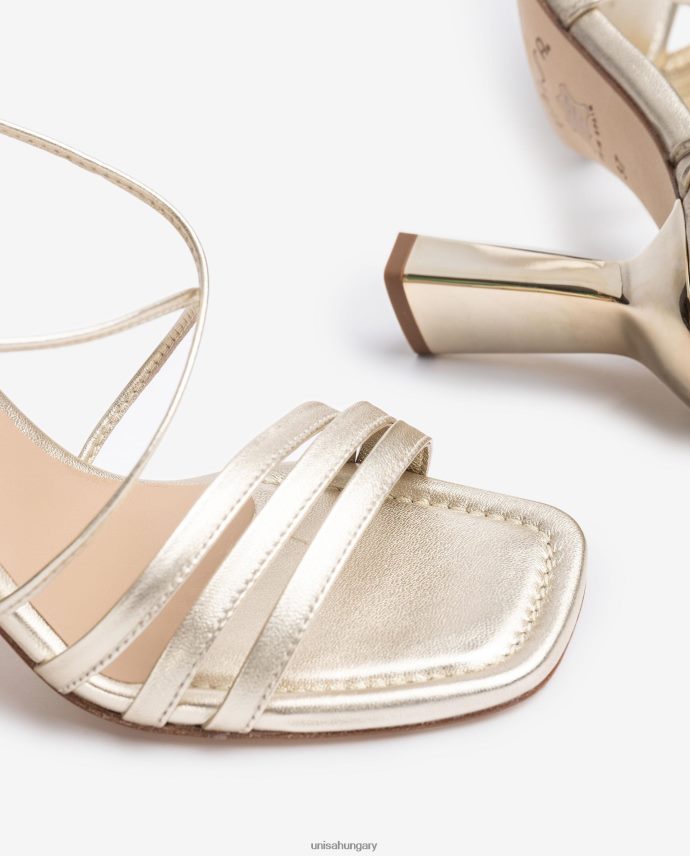 Unisa fém hatású pántos szandál nők J4PJX0359 divat