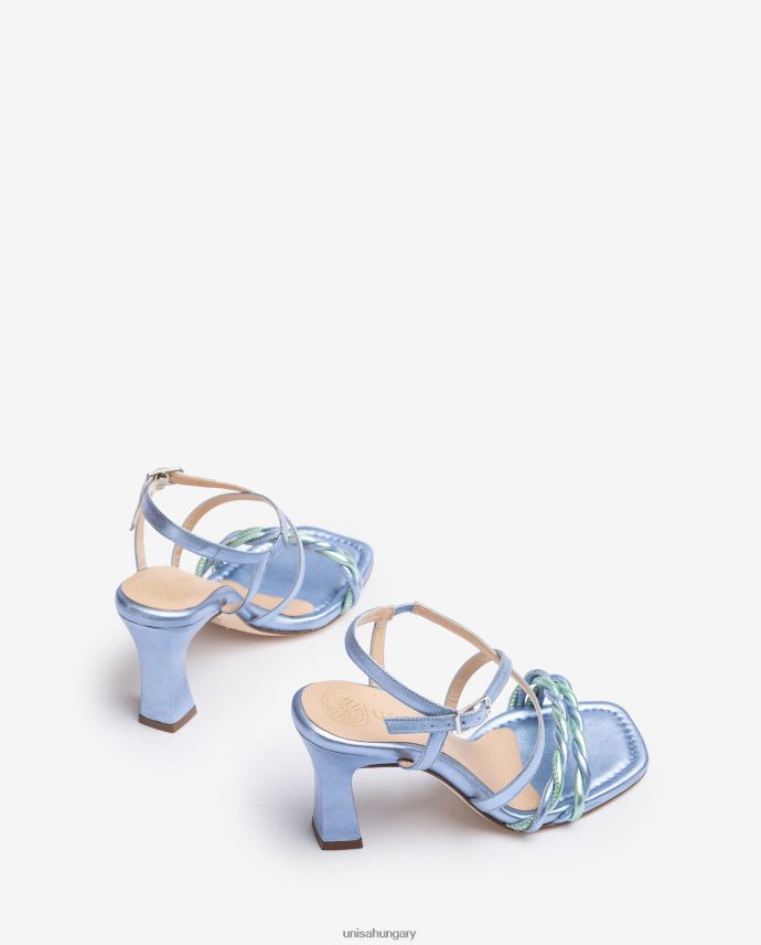 Unisa fém pántos szandál nők J4PJX0258 kék
