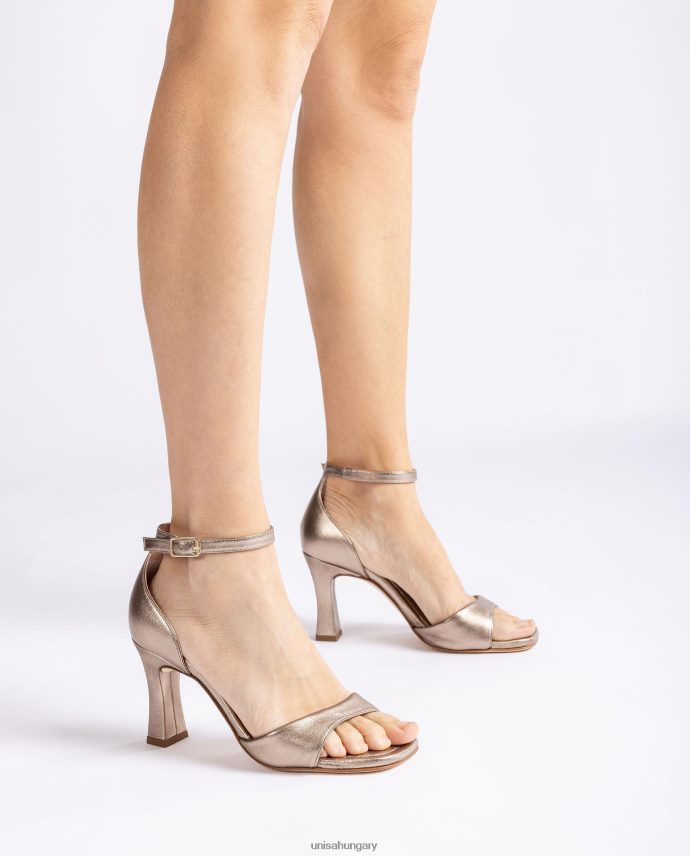 Unisa fémes hatású d\'orsay bokapántos szandál nők J4PJX0262 divat