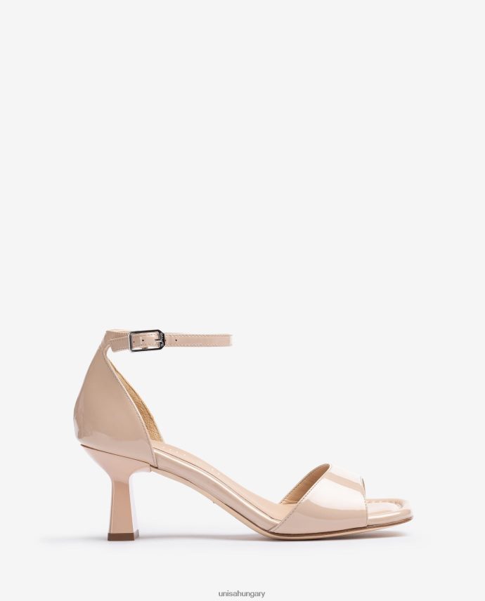 Unisa geometrikus sarkú lakkbőr szandál nők J4PJX0345 divat