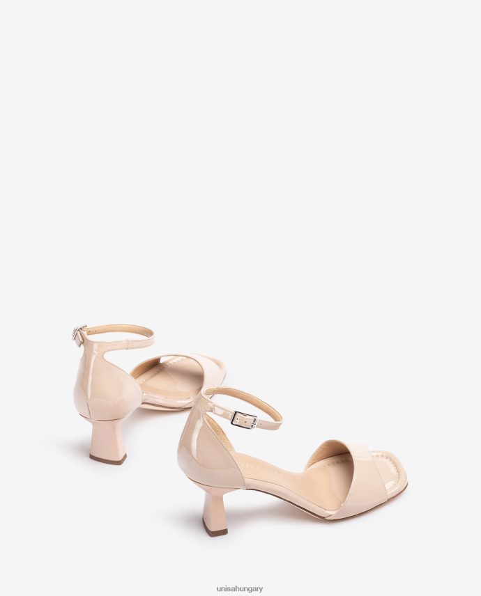 Unisa geometrikus sarkú lakkbőr szandál nők J4PJX0345 divat