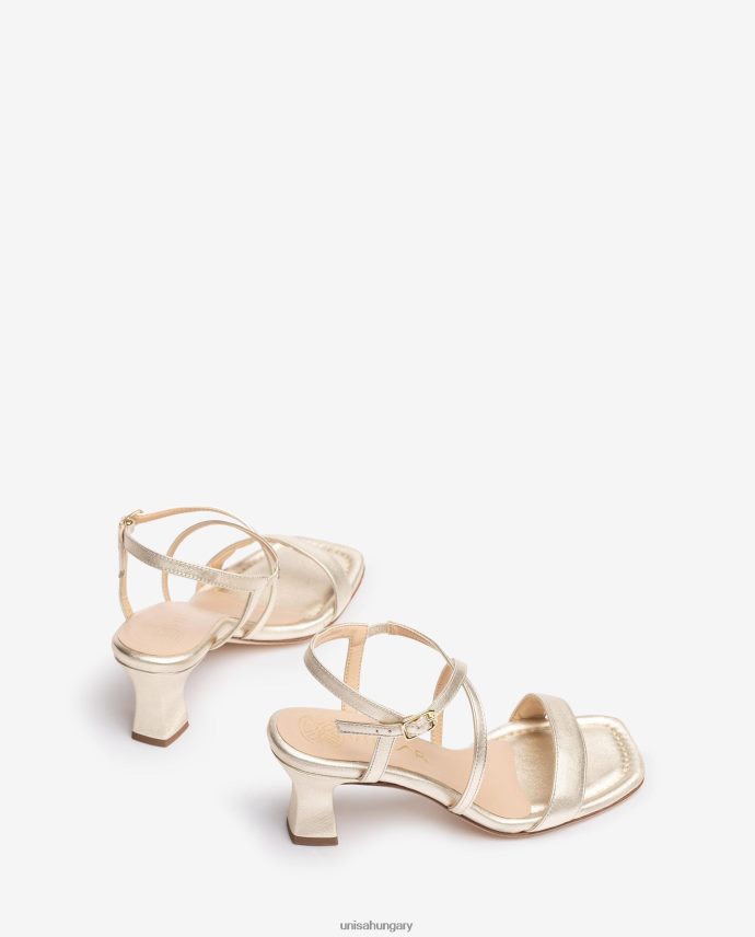 Unisa szögletes orrú okos szandál nők J4PJX0180 Arany