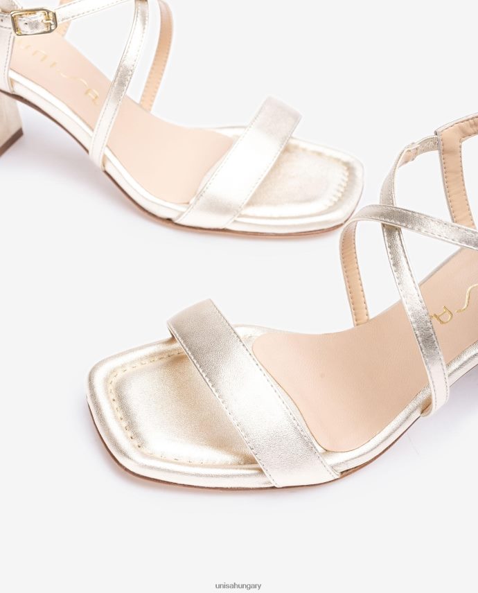 Unisa szögletes orrú okos szandál nők J4PJX0180 Arany