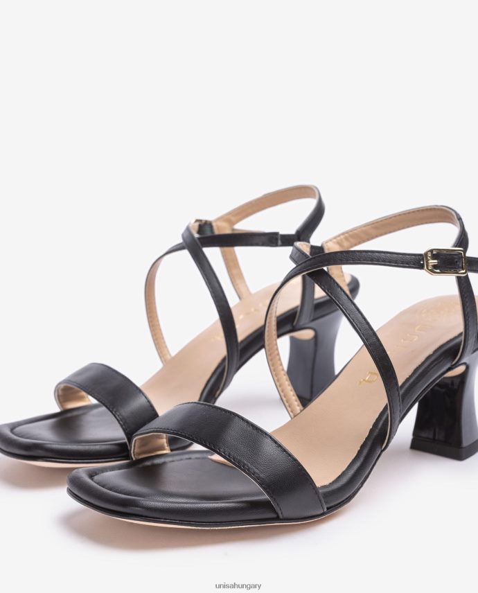 Unisa szögletes orrú okos szandál nők J4PJX0181 fekete