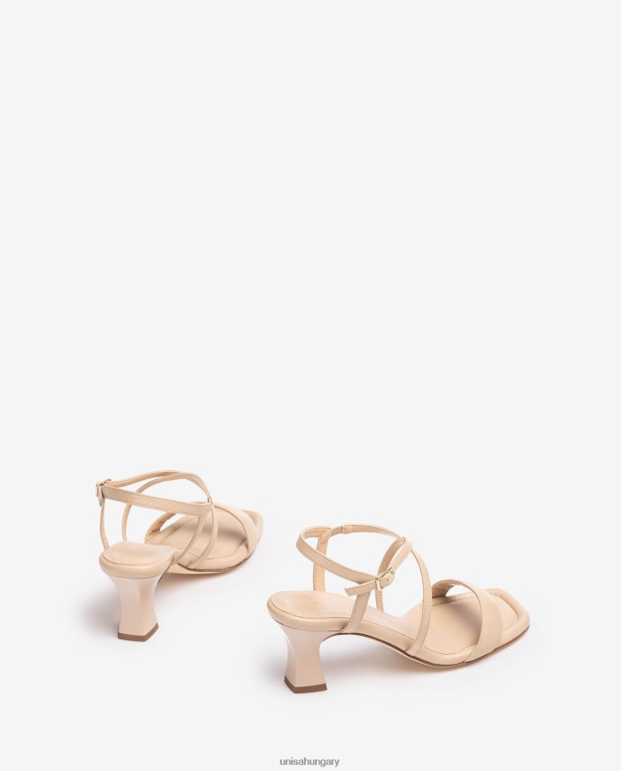 Unisa szögletes orrú okos szandál nők J4PJX0182 bézs
