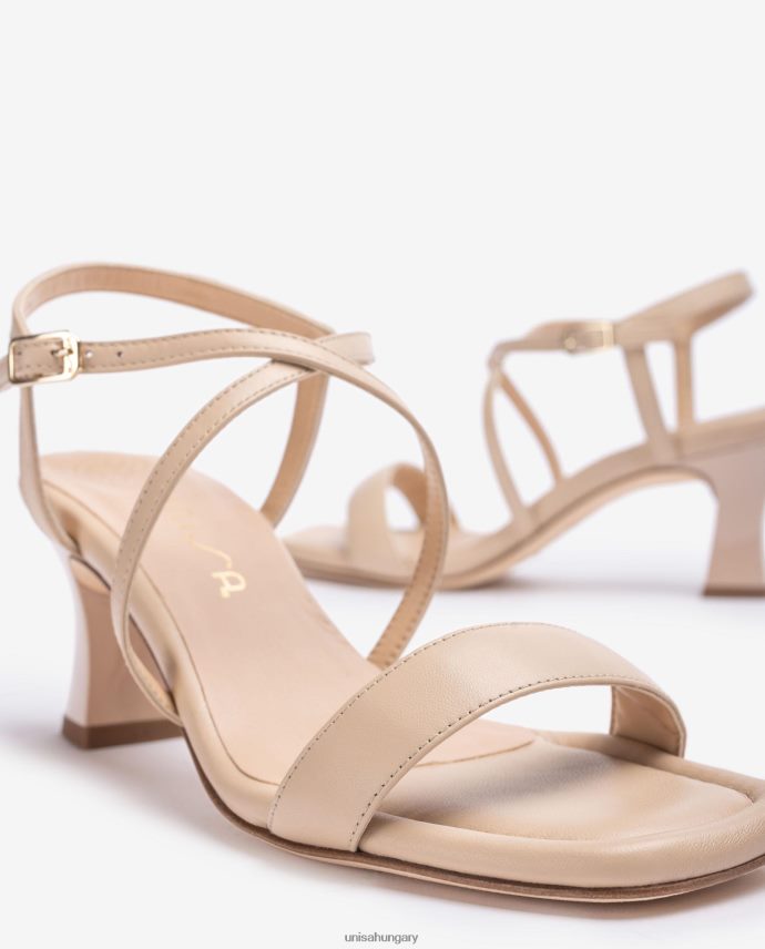 Unisa szögletes orrú okos szandál nők J4PJX0182 bézs
