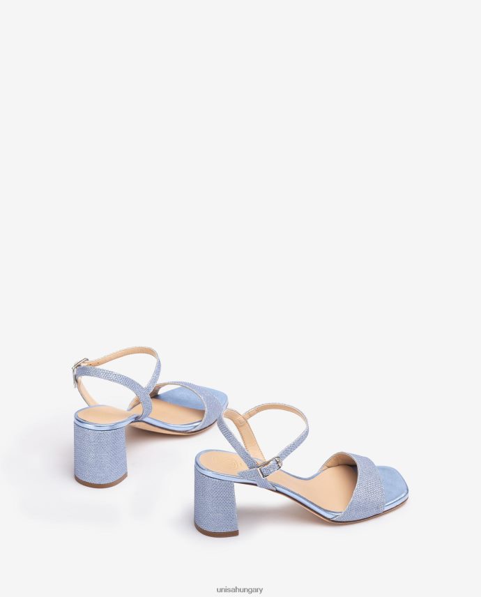 Unisa szögletes talpú szandál nők J4PJX0201 kék