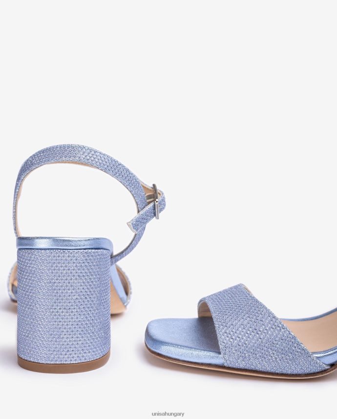 Unisa szögletes talpú szandál nők J4PJX0201 kék