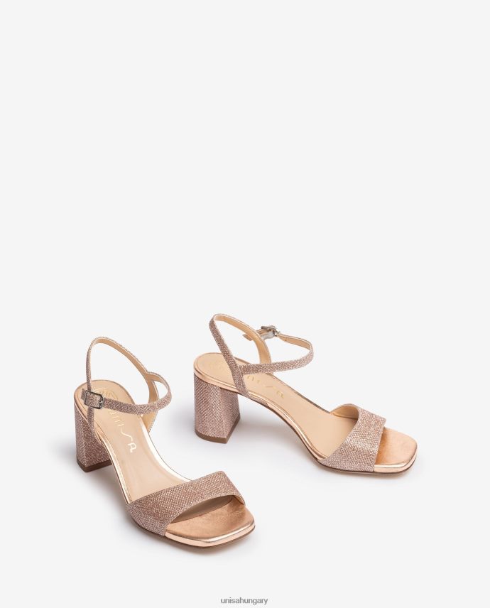 Unisa szögletes talpú szandál nők J4PJX0204 rózsaszín