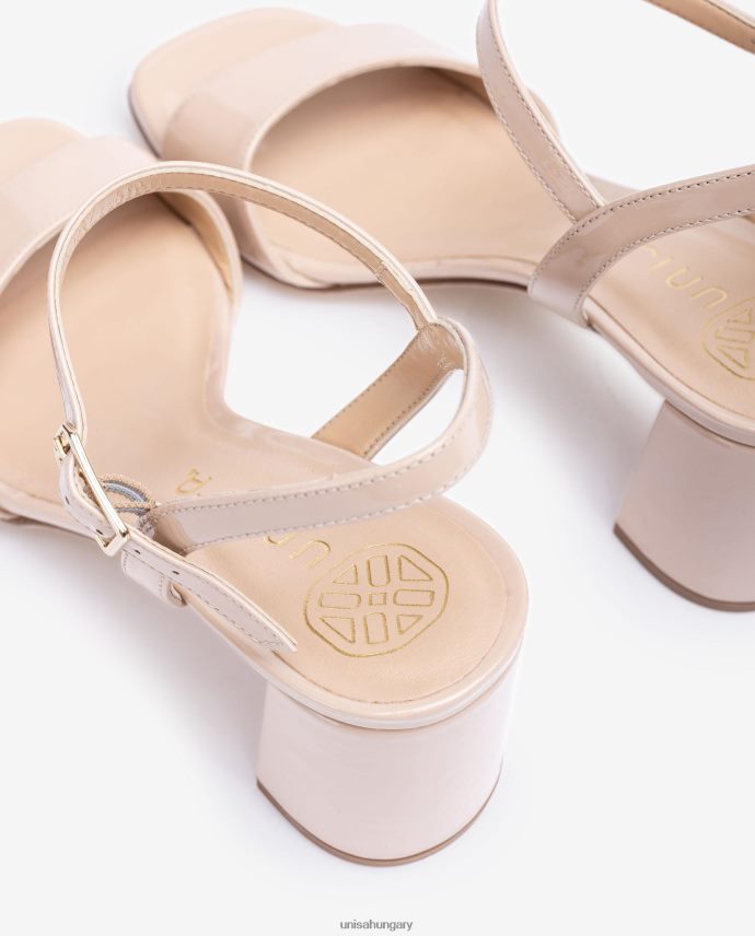 Unisa szögletes talpú szandál nők J4PJX0209 bézs