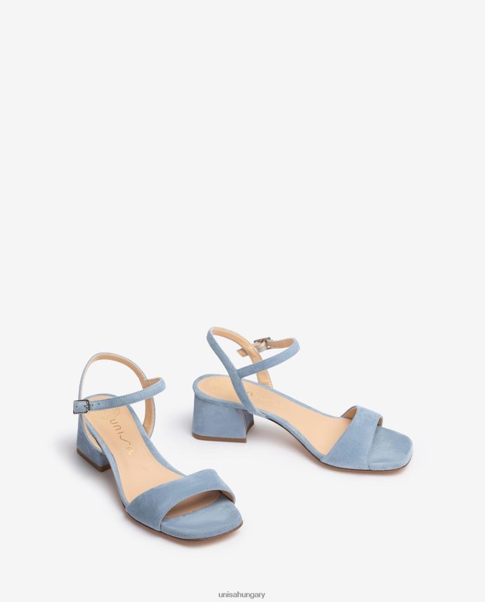 Unisa széles sarkú szandál nők J4PJX0155 kék
