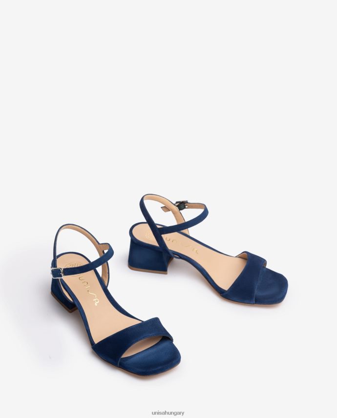 Unisa széles sarkú szandál nők J4PJX0156 kék
