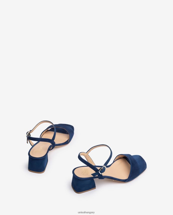 Unisa széles sarkú szandál nők J4PJX0156 kék