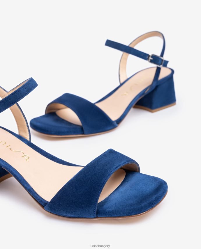 Unisa széles sarkú szandál nők J4PJX0156 kék