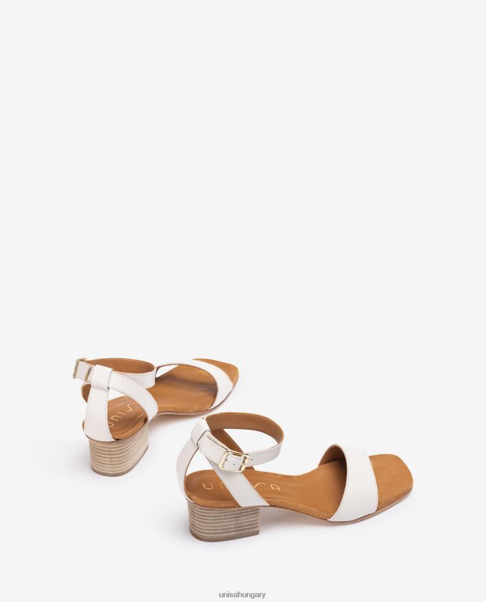 Unisa széles sarkú szandál nők J4PJX0382 fehér