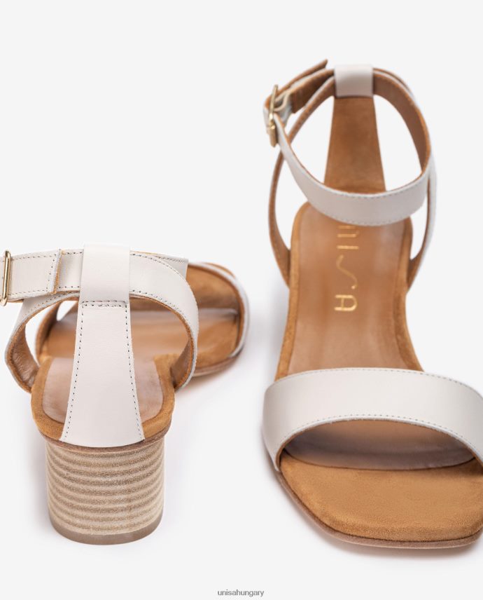 Unisa széles sarkú szandál nők J4PJX0382 fehér