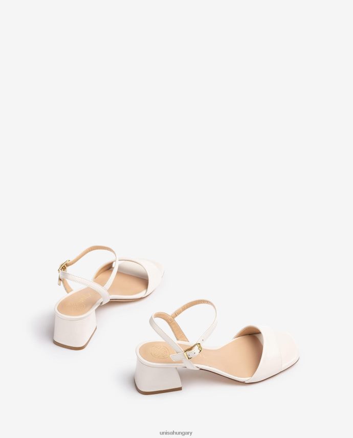 Unisa széles sarkú szandál nők J4PJX040 fehér