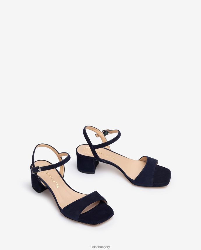 Unisa széles sarkú szandál nők J4PJX0422 kék