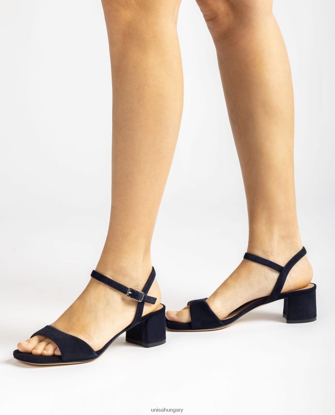 Unisa széles sarkú szandál nők J4PJX0422 kék