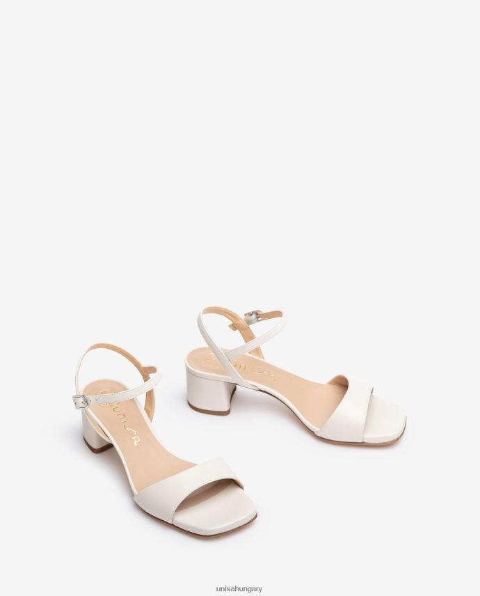 Unisa széles sarkú szandál nők J4PJX0434 fehér