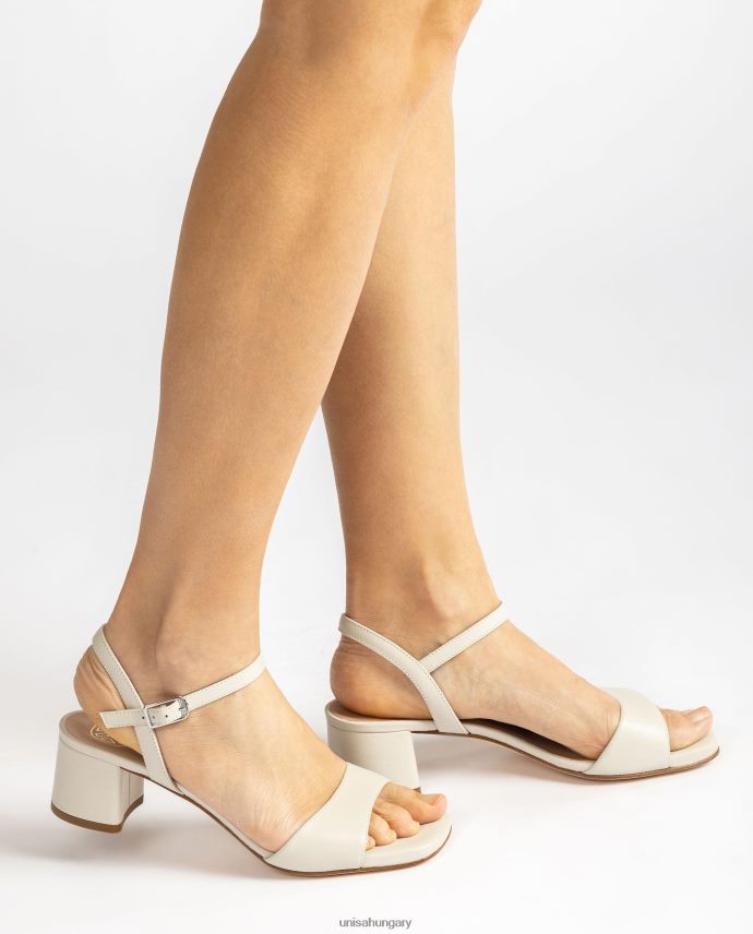 Unisa széles sarkú szandál nők J4PJX0434 fehér