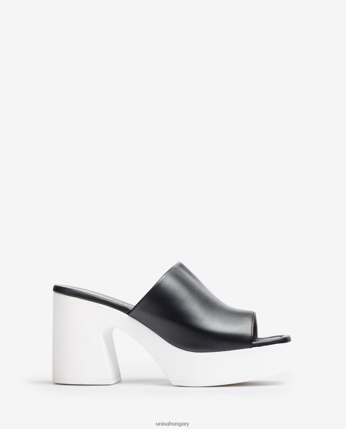 Unisa széles vamp szandál tömbsarokkal nők J4PJX0235 fekete
