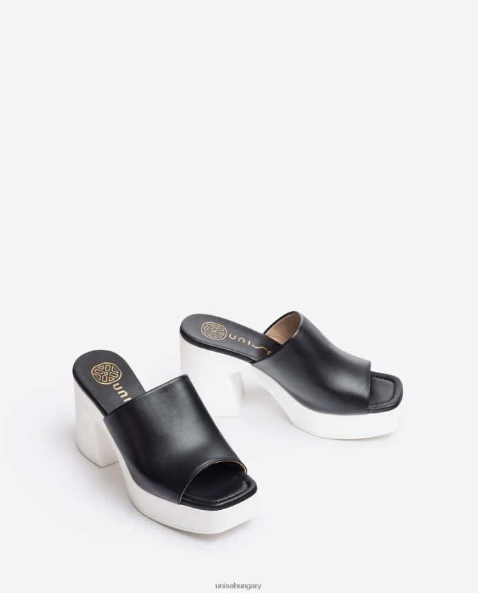 Unisa széles vamp szandál tömbsarokkal nők J4PJX0235 fekete