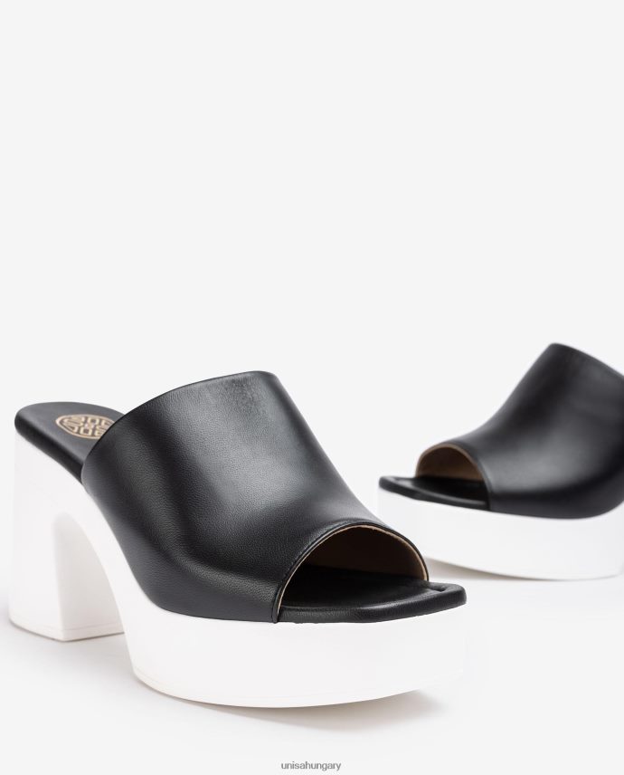 Unisa széles vamp szandál tömbsarokkal nők J4PJX0235 fekete
