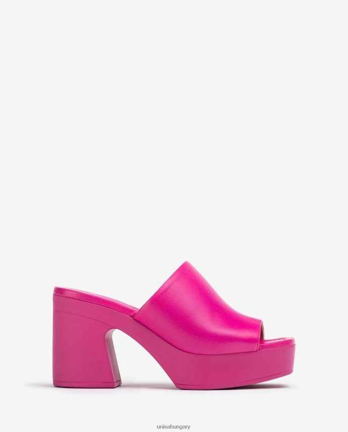 Unisa széles vamp szandál tömbsarokkal nők J4PJX0236 rózsaszín