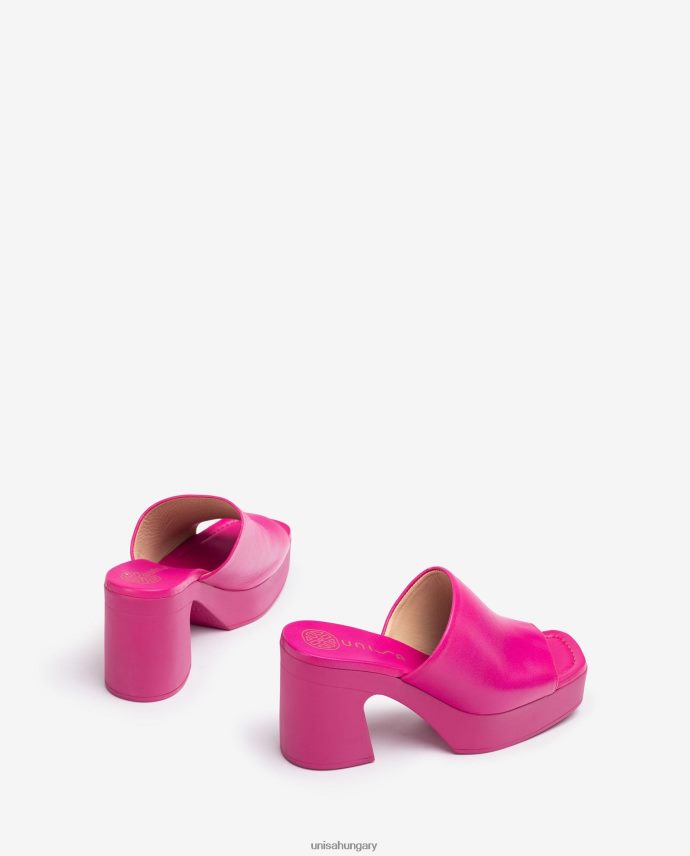 Unisa széles vamp szandál tömbsarokkal nők J4PJX0236 rózsaszín