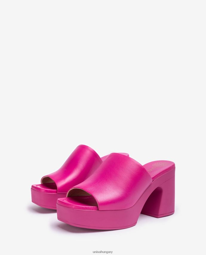Unisa széles vamp szandál tömbsarokkal nők J4PJX0236 rózsaszín