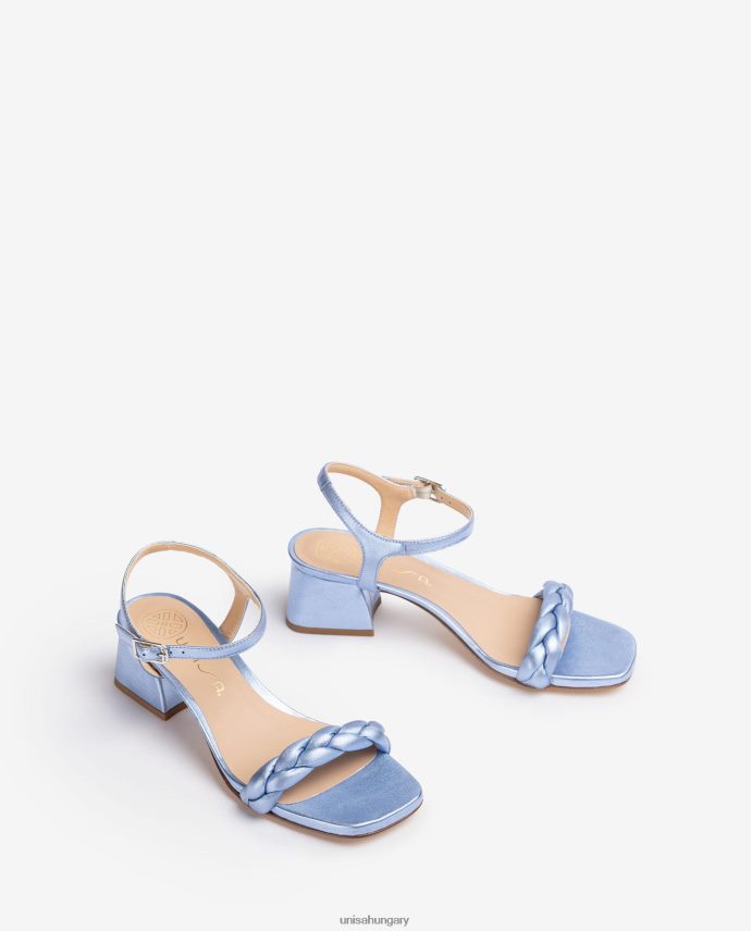 Unisa szandál fonott pánttal nők J4PJX0142 kék