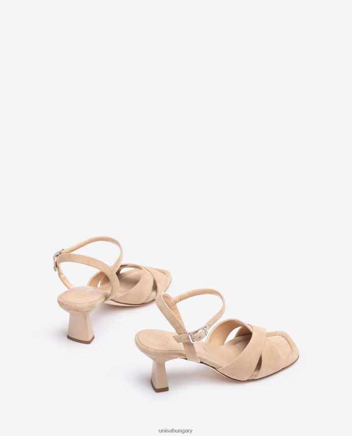 Unisa áthúzható pántos szandál nők J4PJX0313 bézs