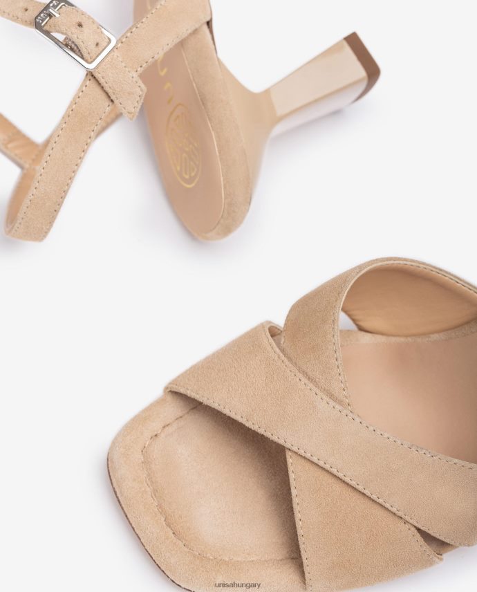 Unisa áthúzható pántos szandál nők J4PJX0313 bézs