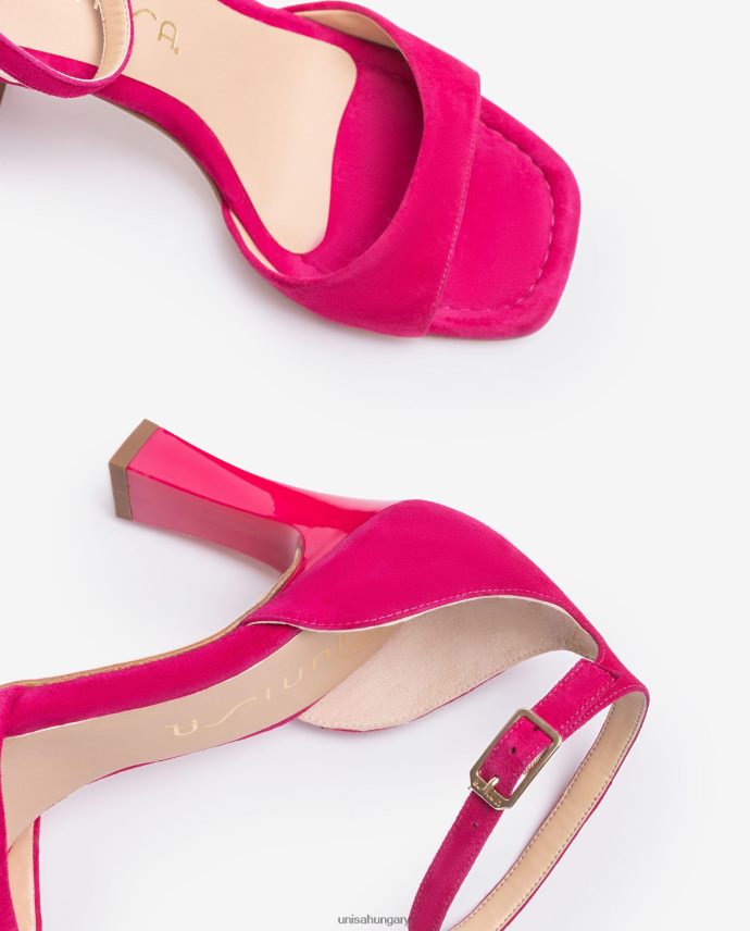 Unisa velúr d\'orsay bokapántos szandál nők J4PJX0261 rózsaszín