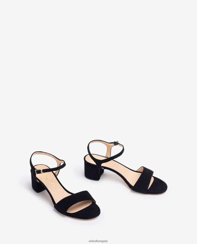 Unisa velúr szandál széles sarokkal gyerekek J4PJX0379 divat