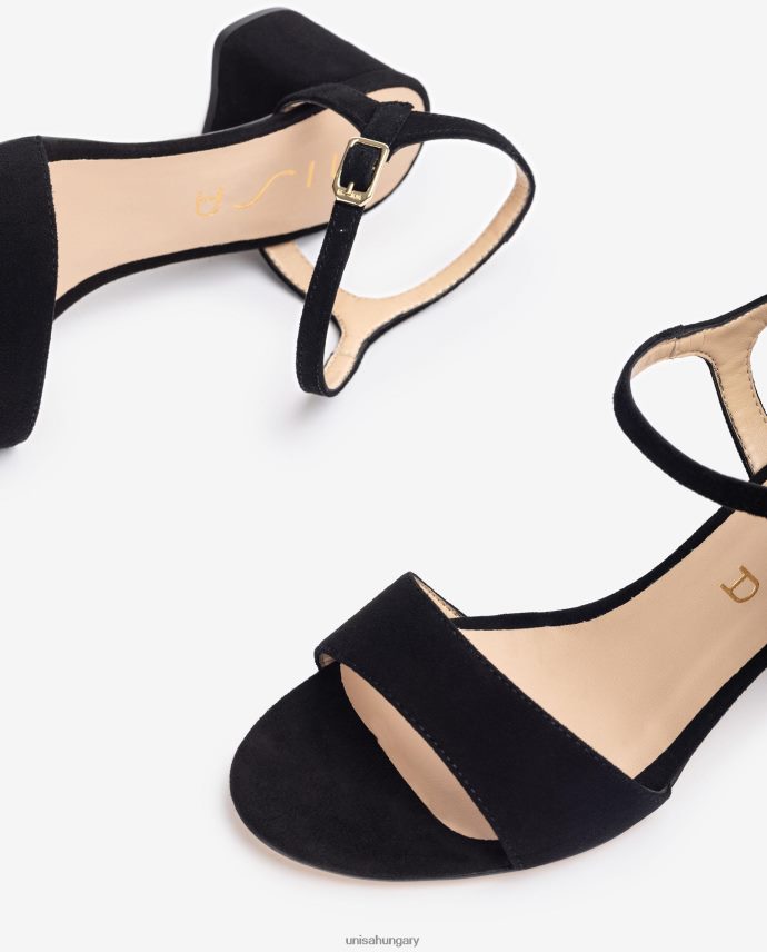 Unisa velúr szandál széles sarokkal gyerekek J4PJX0379 divat