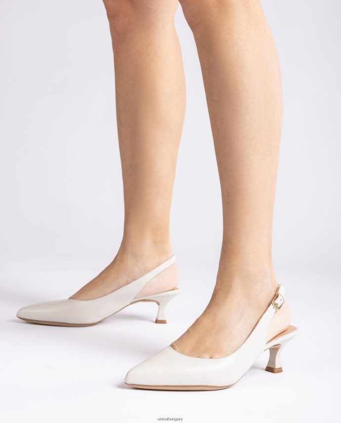 Unisa bőr heveder hátul nők J4PJX0514 fehér