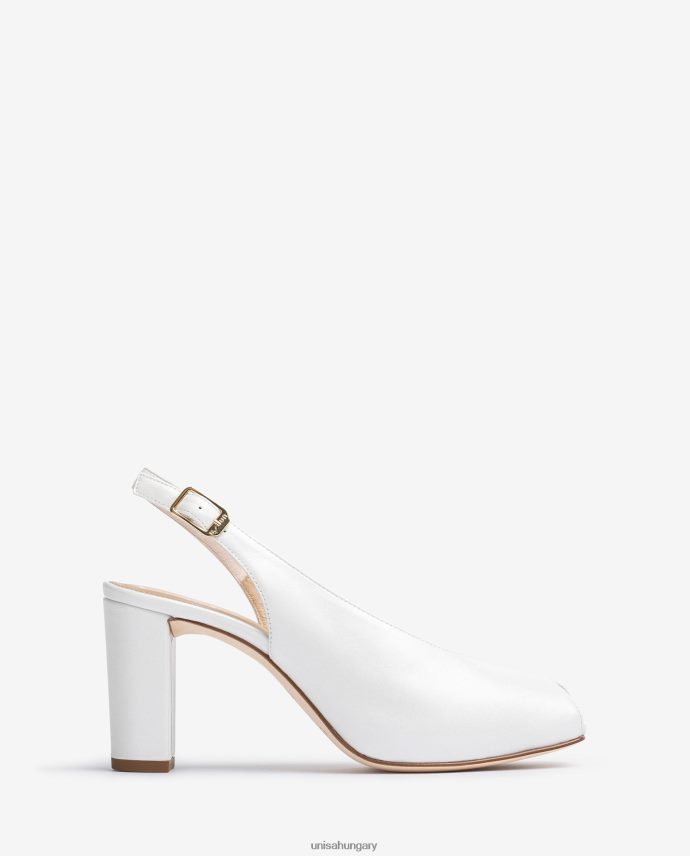 Unisa bőr menyasszonyi slingback peep orr cipő nők J4PJX0837 divat