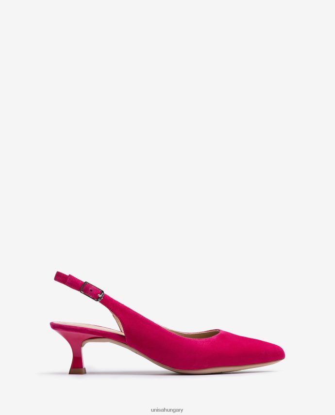 Unisa hegyes lábujj slingback nők J4PJX0543 rózsaszín