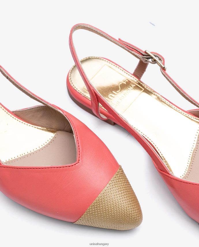 Unisa kéttónusú lapos slingback cipő nők J4PJX01327 kecses