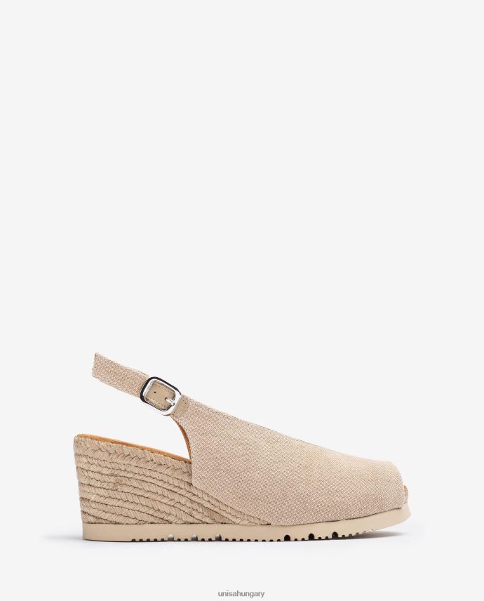 Unisa slingback juta szandál nők J4PJX0469 barna