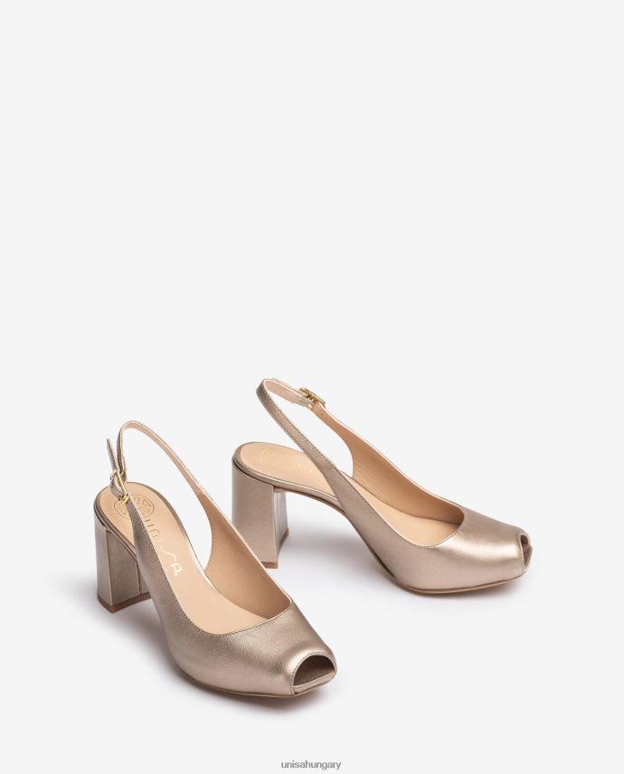 Unisa szögletes peep toe heveder vissza nők J4PJX0528 kecses