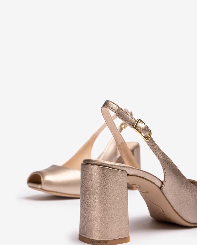 Unisa szögletes peep toe heveder vissza nők J4PJX0528 kecses