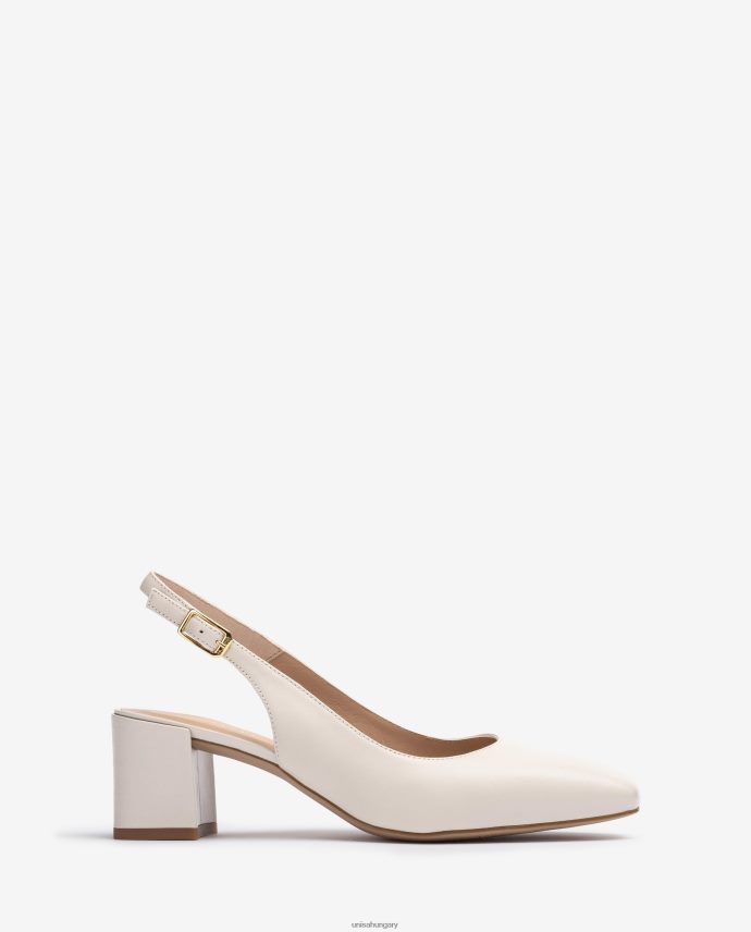 Unisa széles sarokkal visszakötve nők J4PJX0496 fehér