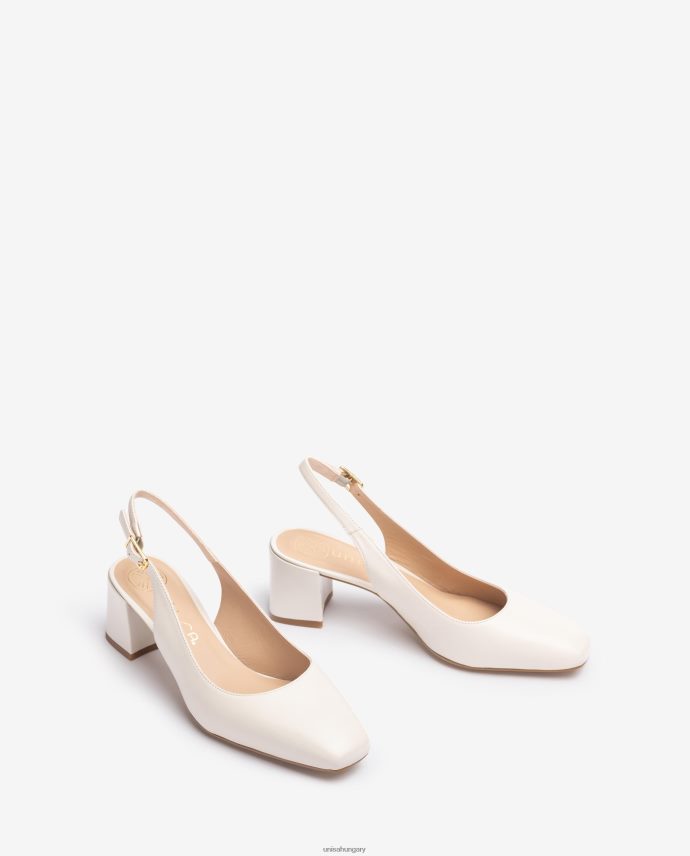 Unisa széles sarokkal visszakötve nők J4PJX0496 fehér